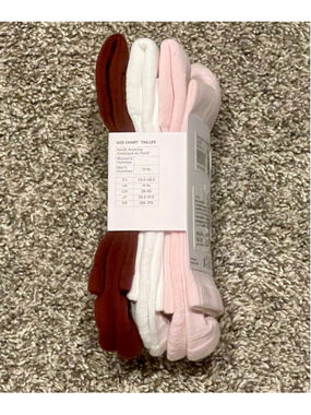 Lululemon Unisex Daily Essential Quarter Length Socks, 3-pack, Size XL, NWT